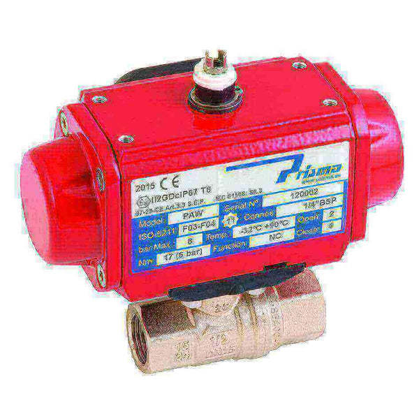 Actuated Brass Ball Valves - AK Valves Ltd