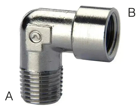 1/2" BSPT MALE/FEMALE ELBOW CAMOZZI 2020 - 1/2 BRASS - AK Valves Ltd