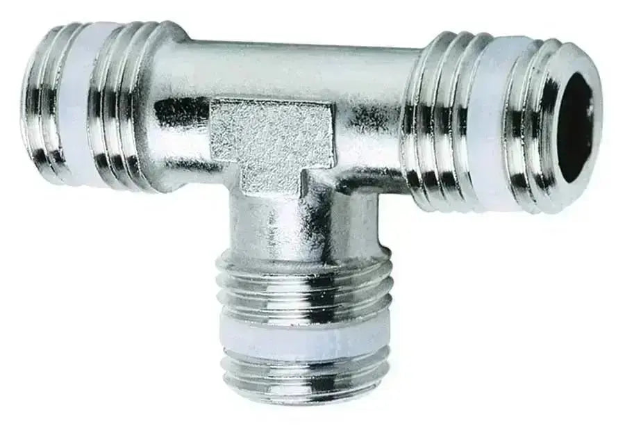 1/2" BSPT THREAD BRASS MALE EQUAL TEE - AK Valves Ltd