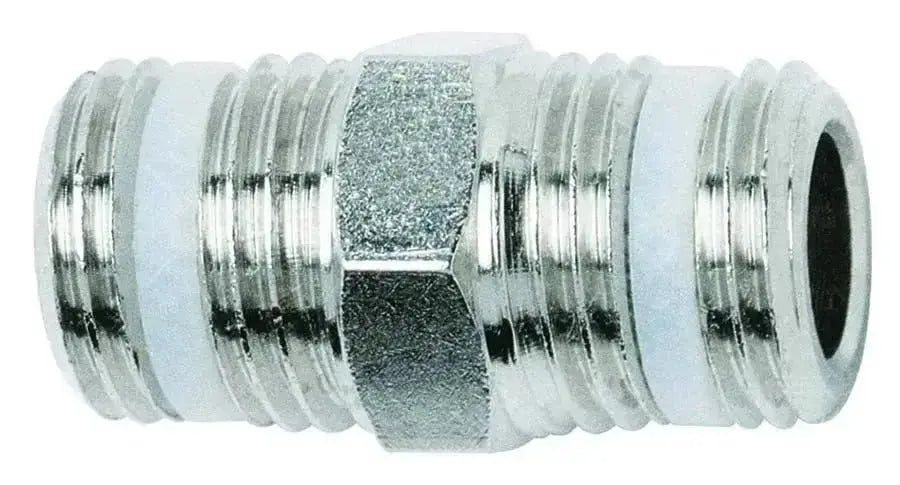 1/4" BSPT THREAD BRASS MALE EQUAL CONNECTOR - AK Valves Ltd