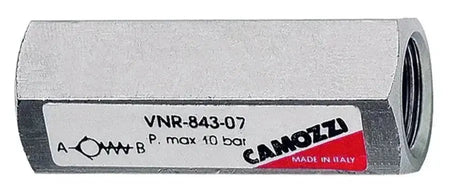 1/8" BSP FEMALE NON - RETURN CAMMOZI VNR210 - 1/8 - AK Valves Ltd