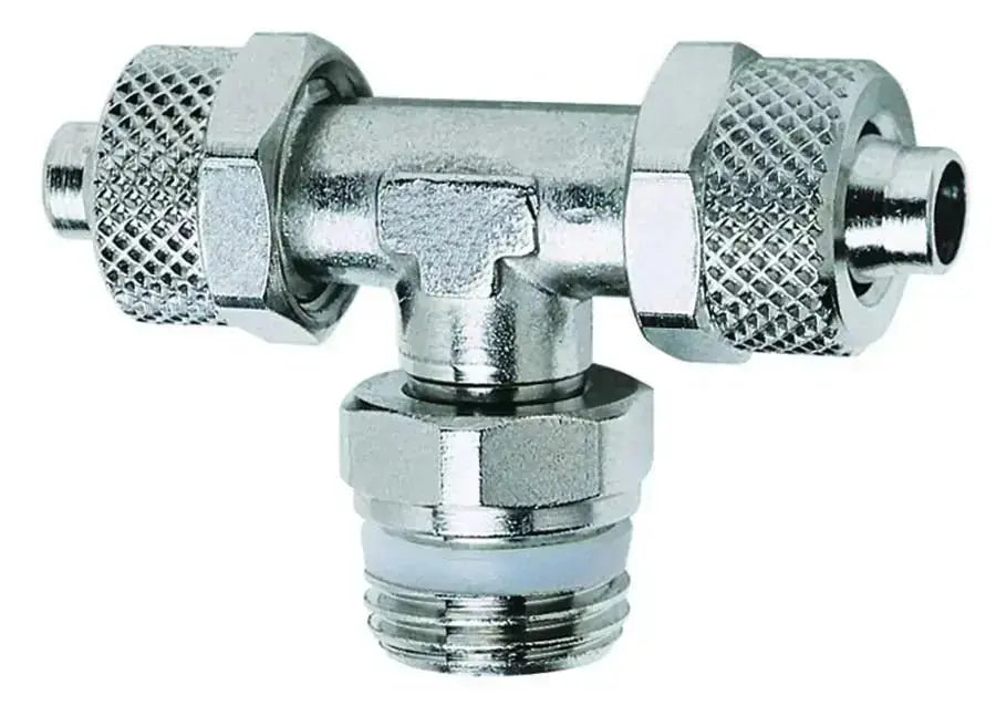 10/8mm OD/ID SWIVEL BRANCH TEE RAPID FITTING - AK Valves Ltd