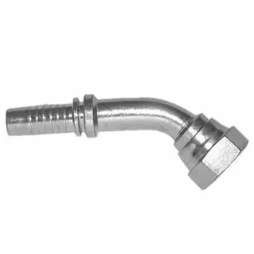 1001 Hydraulic Hosetail JIC Female Swivel Swept 45° - AK Valves Ltd