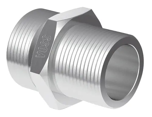 10MM OD X 1/4" NPT MALE STUD HEAVY SERIES B/O VOSS