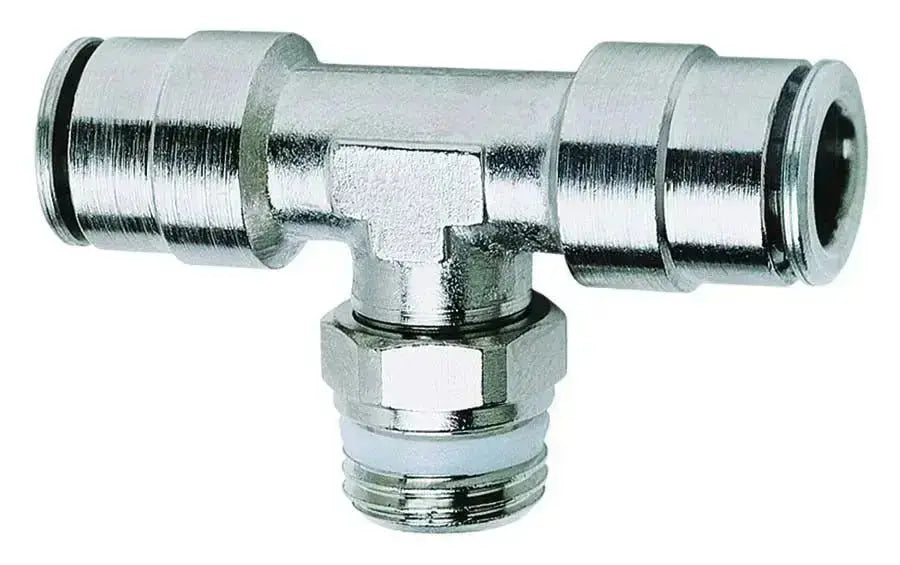 10mm OD X 1/4" BSPP MALE TEE SUPER - RAPID SPRINT FITTING - AK Valves Ltd