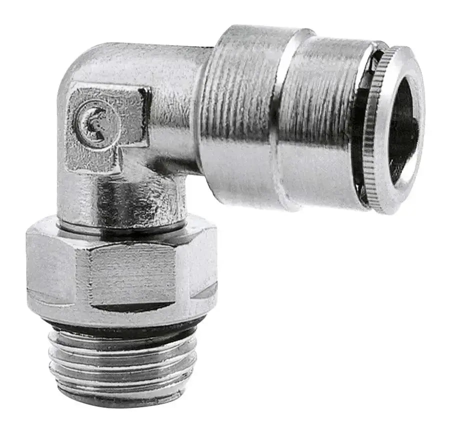 12 MM O.D TUBE 3/8" BSPP ELBOW - AK Valves Ltd