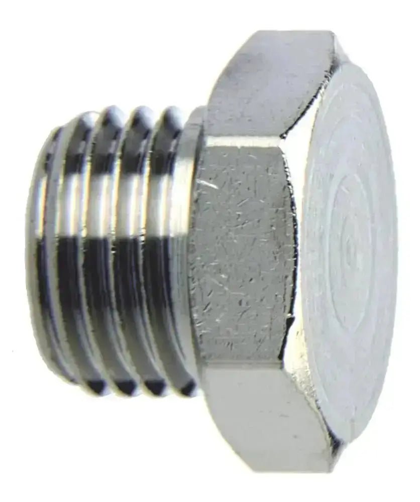 1/4" BSPP MALE BLANKING PLUG CAMOZZI 2611 - 1/4 BRASS - AK Valves Ltd