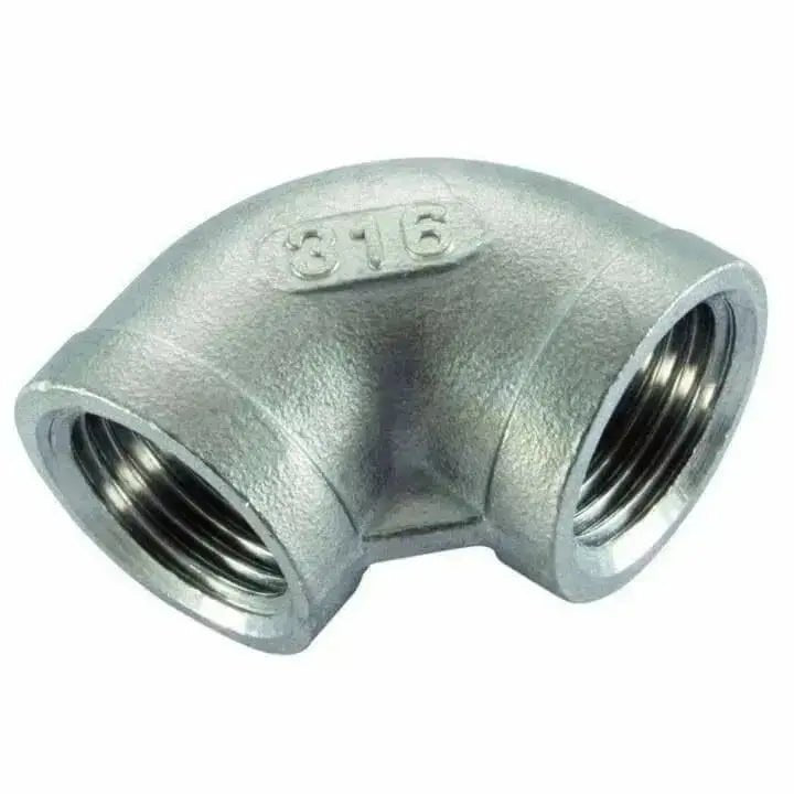 150lb Stainless Steel 90° Elbow Female x Female - AK Valves Ltd