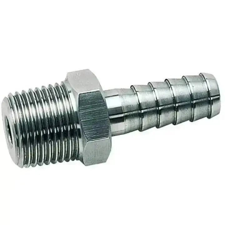 150lb Stainless Steel Male Hosetail Male x Hose - AK Valves Ltd