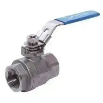 2 Piece Full Bore Stainless Steel Ball Valve 2000psi - AK Valves Ltd