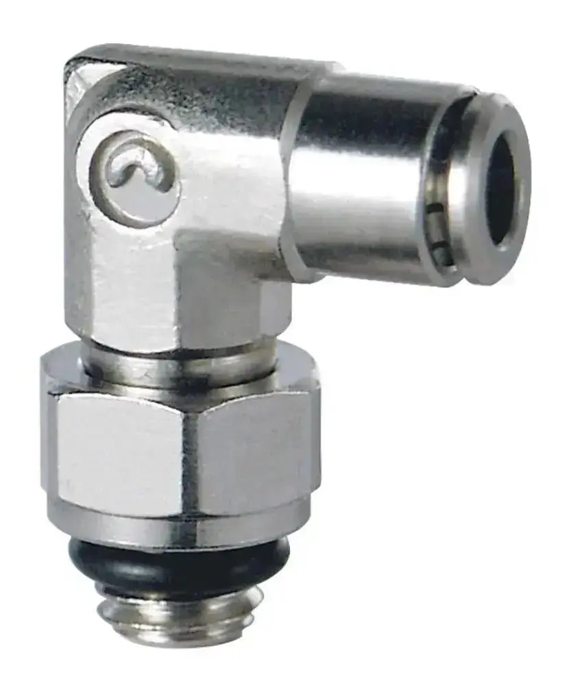 3MM OD TUBE X M3 MALE STUD ELBOW COUPLING WITH O RING - AK Valves Ltd