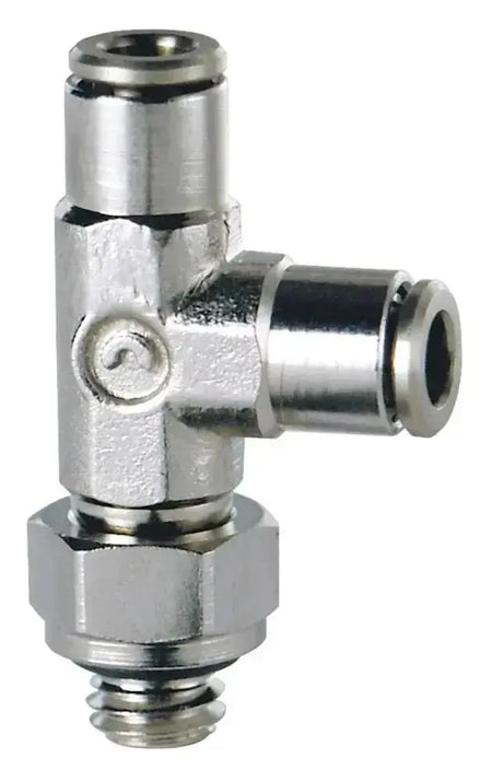 3MM OD TUBE X M3 MALE SWIVEL RUN TEE WITH O RING - AK Valves Ltd