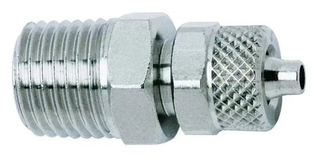 6/4mm OD/ID X 3/8" BSPT M STUD RAPID FITTING - AK Valves Ltd