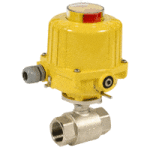 Actuated Brass Ball Valve with Noah Actuator - AK Valves Ltd