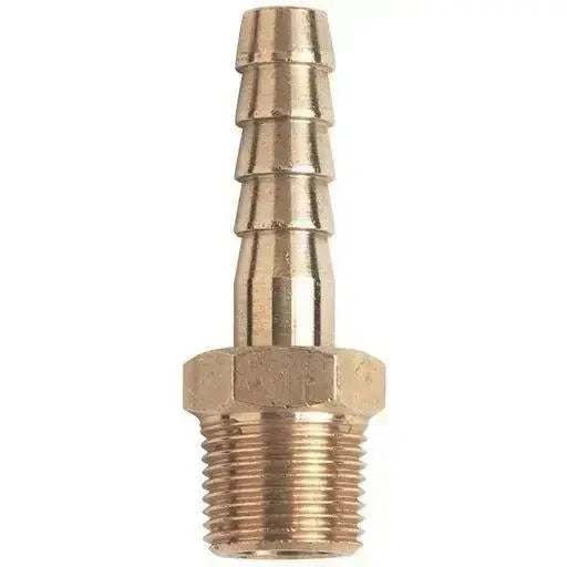 Brass Hosetail - Unplated - BSPT Male - AK Valves Ltd