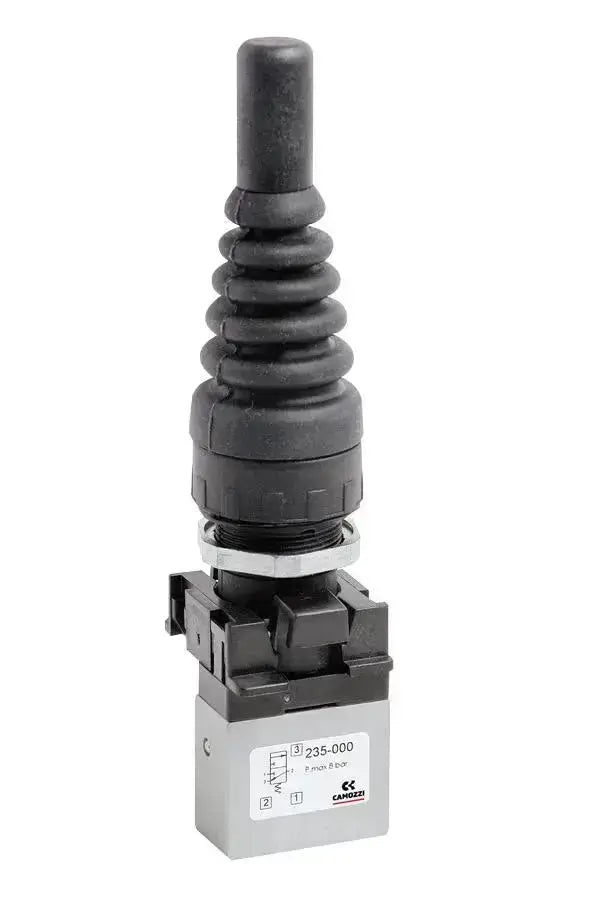 MANUAL VALVE JOYSTICK 3/2 NC 4mm TUBE - AK Valves Ltd