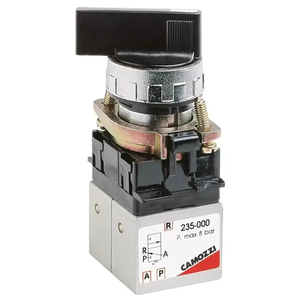 MANUAL VALVE SELECTOR SWITCH 3 - POSITION 5/3 CA M5 PORT - AK Valves Ltd