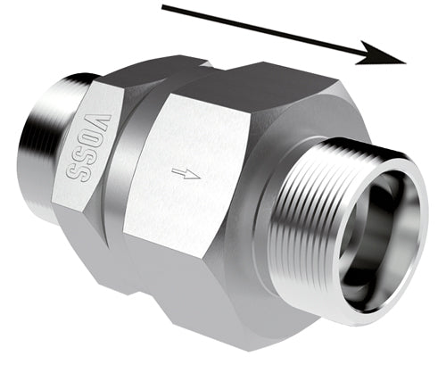 10MM OD NON RETURN VALVE HEAVY SERIES B/O VOSS