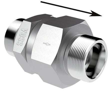 6MM OD NON RETURN VALVE HEAVY SERIES B/O VOSS