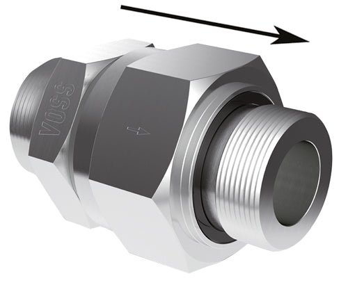 12MM OD X G3/8" NON RETURN VALVE BSPP FORM E L/S B/O VOSS