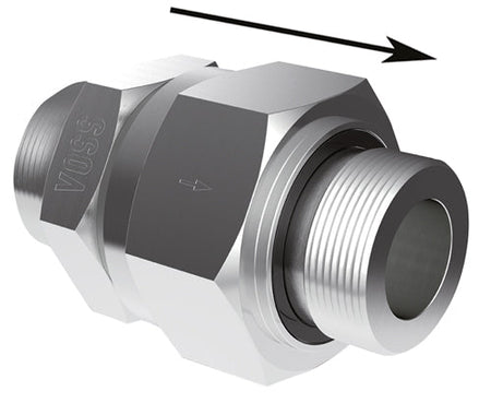 10MM OD X G3/8" NON RETURN VALVE BSPP FORM E H/S B/O VOSS