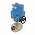 Actuated Brass Ball Valve with Noah Actuator - AK Valves Ltd