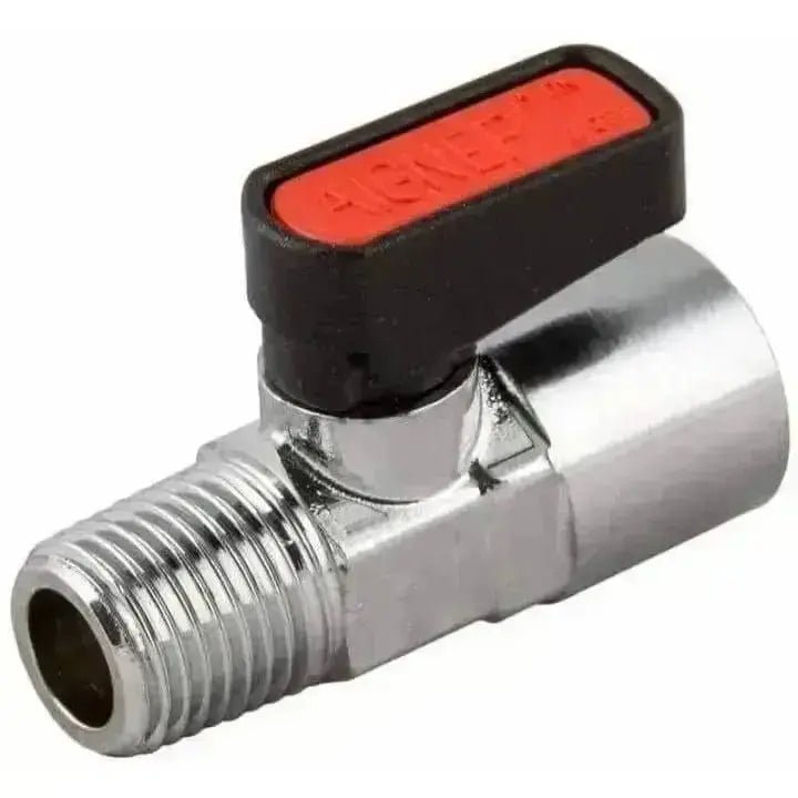 Aignep Art. 6310 Mini Ball Valve BSPT Male x BSPP Fem - AK Valves Ltd