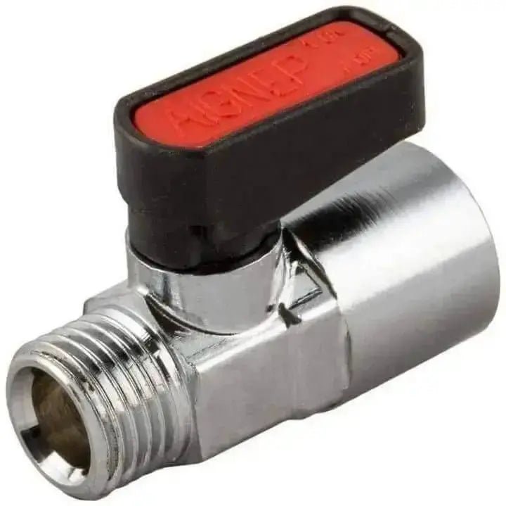 Aignep Art. 6320 Mini Ball Valve BSPP Male x BSPP Fem - AK Valves Ltd