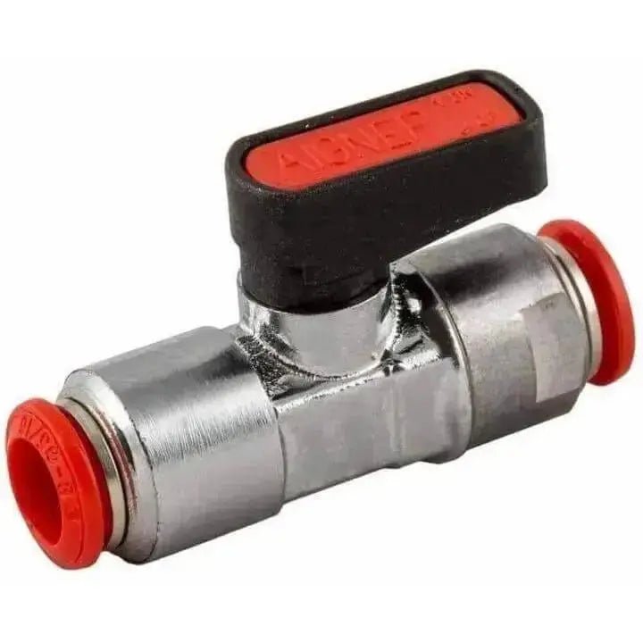 Aignep Art. 6560 Mini Ball Valve Push - in x Push - in - AK Valves Ltd