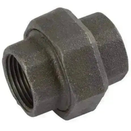 Black Malleable Iron Female Union Iron to Iron - AK Valves Ltd