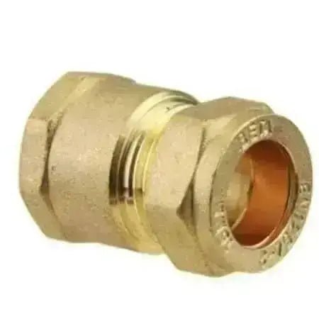 Brass Compression Female Iron Straight Couplings - AK Valves Ltd