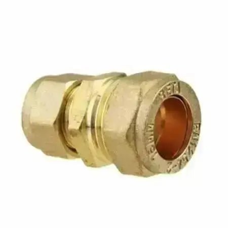 Brass Compression Reducing Straight Couplings - AK Valves Ltd