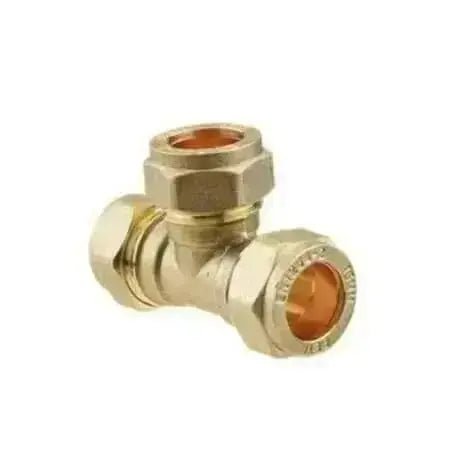 Brass Compression Tee Couplings - AK Valves Ltd