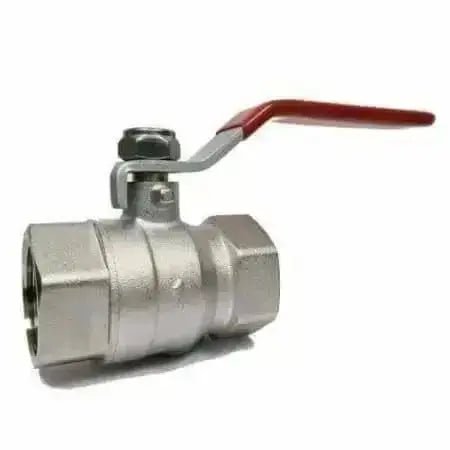 Brass Nickel Plated Full Bore Ball Valve 600WOG - AK Valves Ltd