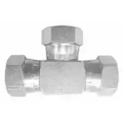 BSPP Female Cone Seat Equal Tee Hydraulic Adaptor - AK Valves Ltd