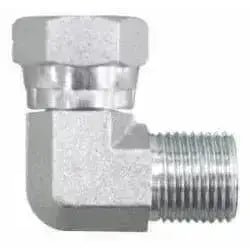 BSPP Male x Swivel Female Compact Elbow 90° - AK Valves Ltd