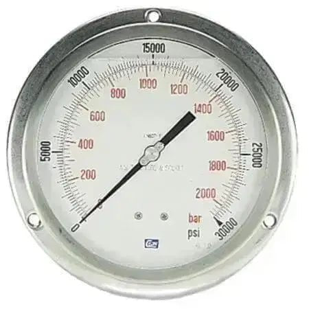 Cejn 100mm Dial Pressure Gauge Panel Mount - AK Valves Ltd