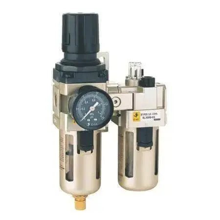 EC Series Filter Regulator + Lubricator Manual Drain - AK Valves Ltd