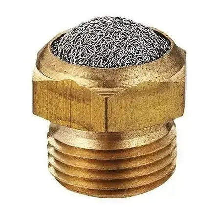 EMC 1/8" BSPP Dome Silencer Brass - AK Valves Ltd