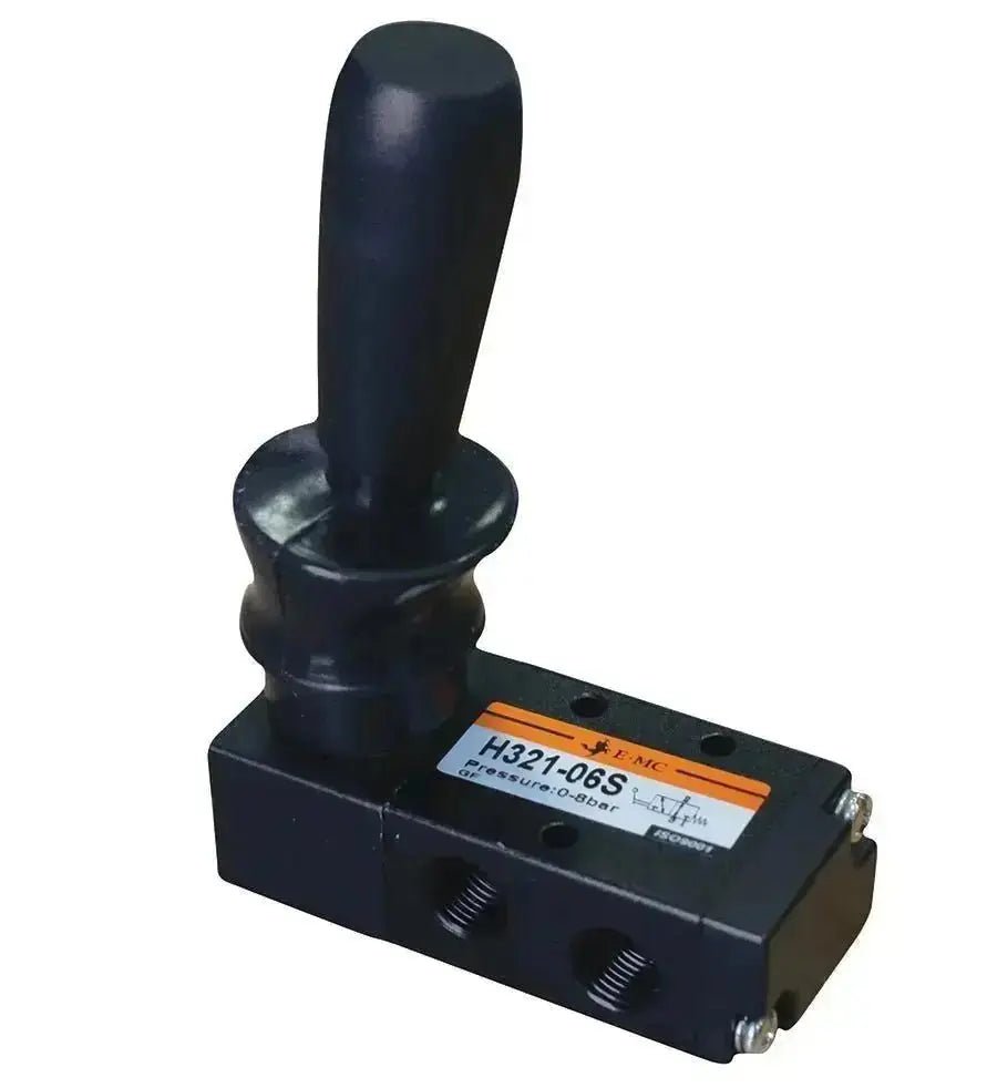 EMC 5/2 Lever/Spring N/C 1/4 - AK Valves Ltd