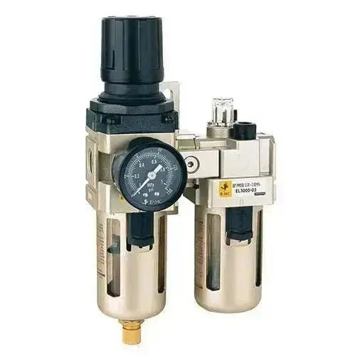 EMC G3/8 FR+L 25 Micron Element Auto Drain c/w Gauge & Bracket - AK Valves Ltd