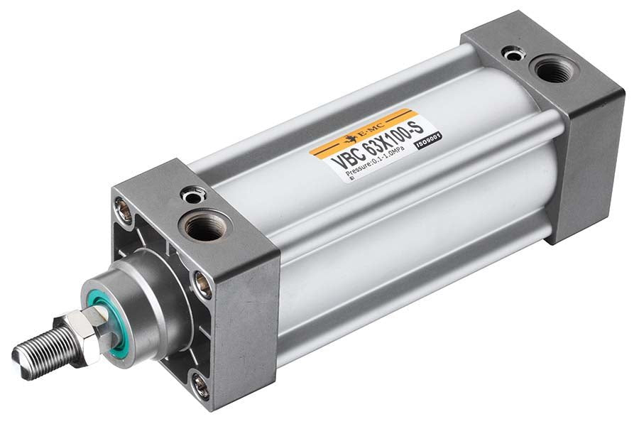 EMC ISO/VDMA Profile Cylinder 63MM Bore X 125MM Stroke - AK Valves Ltd