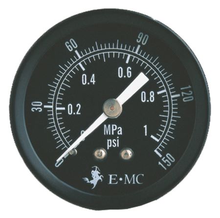 EMC Pressure Gauge 1.5" dia for 2000/3000 Series - AK Valves Ltd