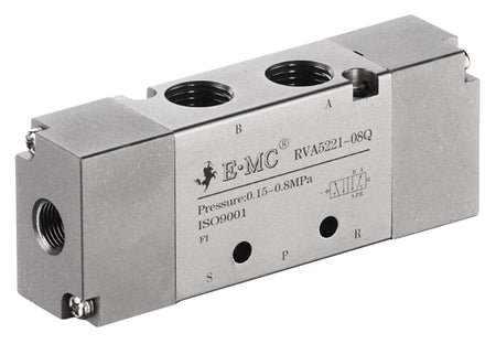 EMC RV Series 5/2 Double Pilot Valve EMC G1/2 - AK Valves Ltd