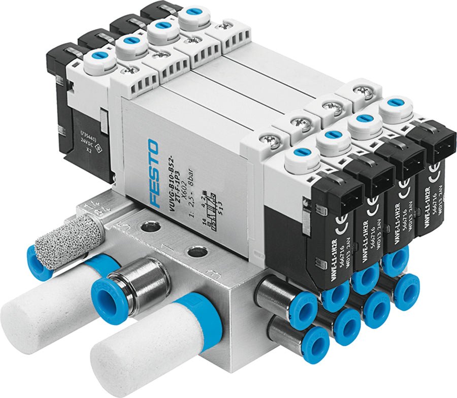 Festo VUVG - BK10 - B52 - T - F - 1R8L - S Solenoid Valve - AK Valves Ltd