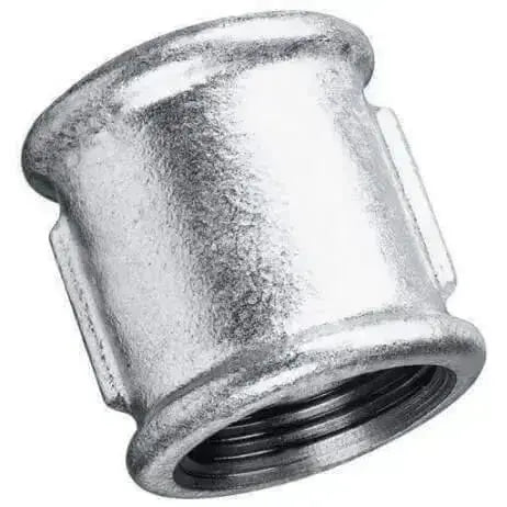 Galvanised Malleable Iron Equal Socket Female x Female - AK Valves Ltd