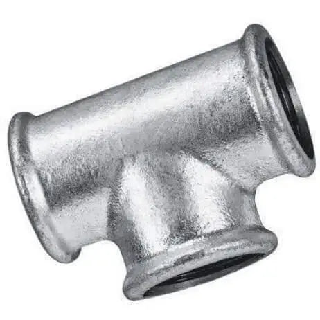 Galvanised Malleable Iron Equal Tee - AK Valves Ltd