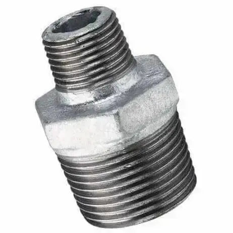 Galvanised Malleable Iron Reducing Hexagon Nipple - AK Valves Ltd