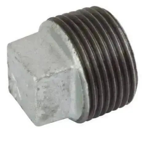 Galvanised Malleable Iron Solid Male Plug - AK Valves Ltd