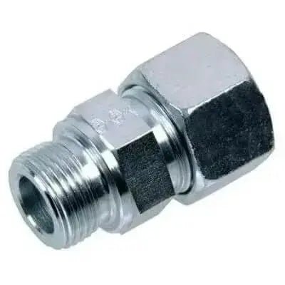 Heavy (S) Hydraulic Compression Male Stud Coupling BSPP Form B Metal - to - Metal Seat - AK Valves Ltd